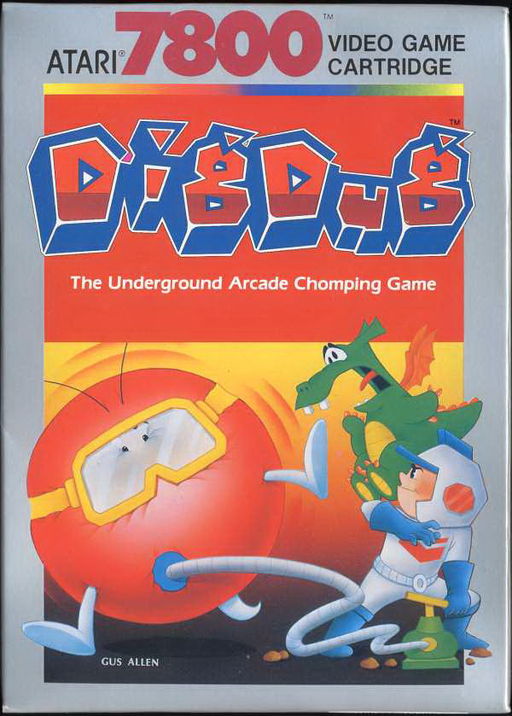 Dig Dug (USA) 7800 Game Cover